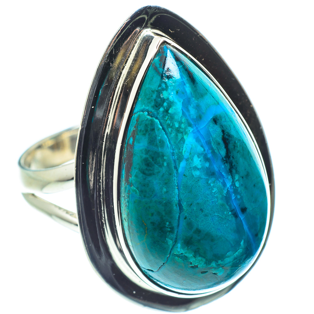 Chrysocolla Rings handcrafted by Ana Silver Co - RING59097