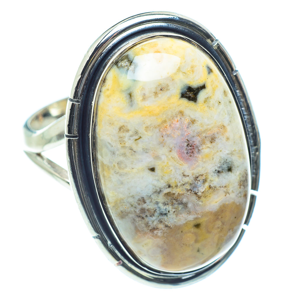 Ocean Jasper Rings handcrafted by Ana Silver Co - RING59113