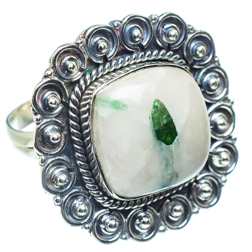 Green Quartz Rings handcrafted by Ana Silver Co - RING59115