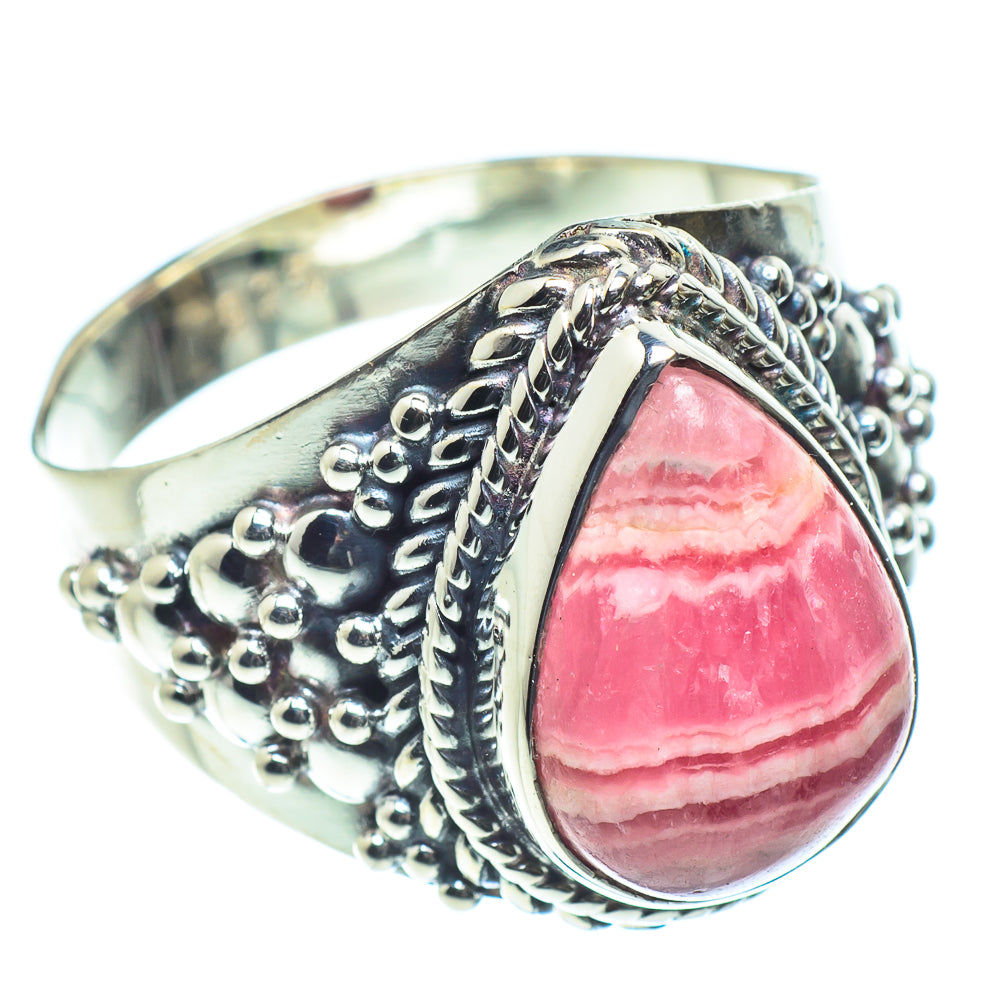 Rhodochrosite Rings handcrafted by Ana Silver Co - RING59116