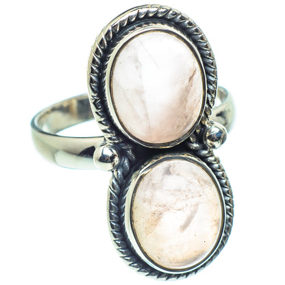Rose Quartz Rings handcrafted by Ana Silver Co - RING59119