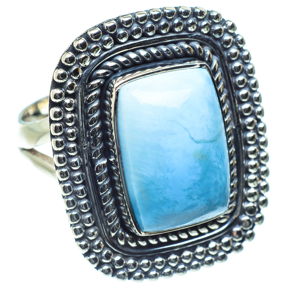 Larimar Rings handcrafted by Ana Silver Co - RING59120