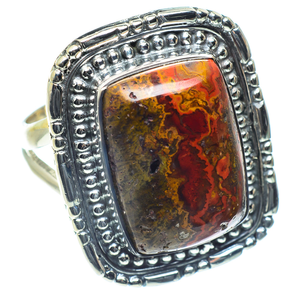 Moroccan Agate Rings handcrafted by Ana Silver Co - RING59130