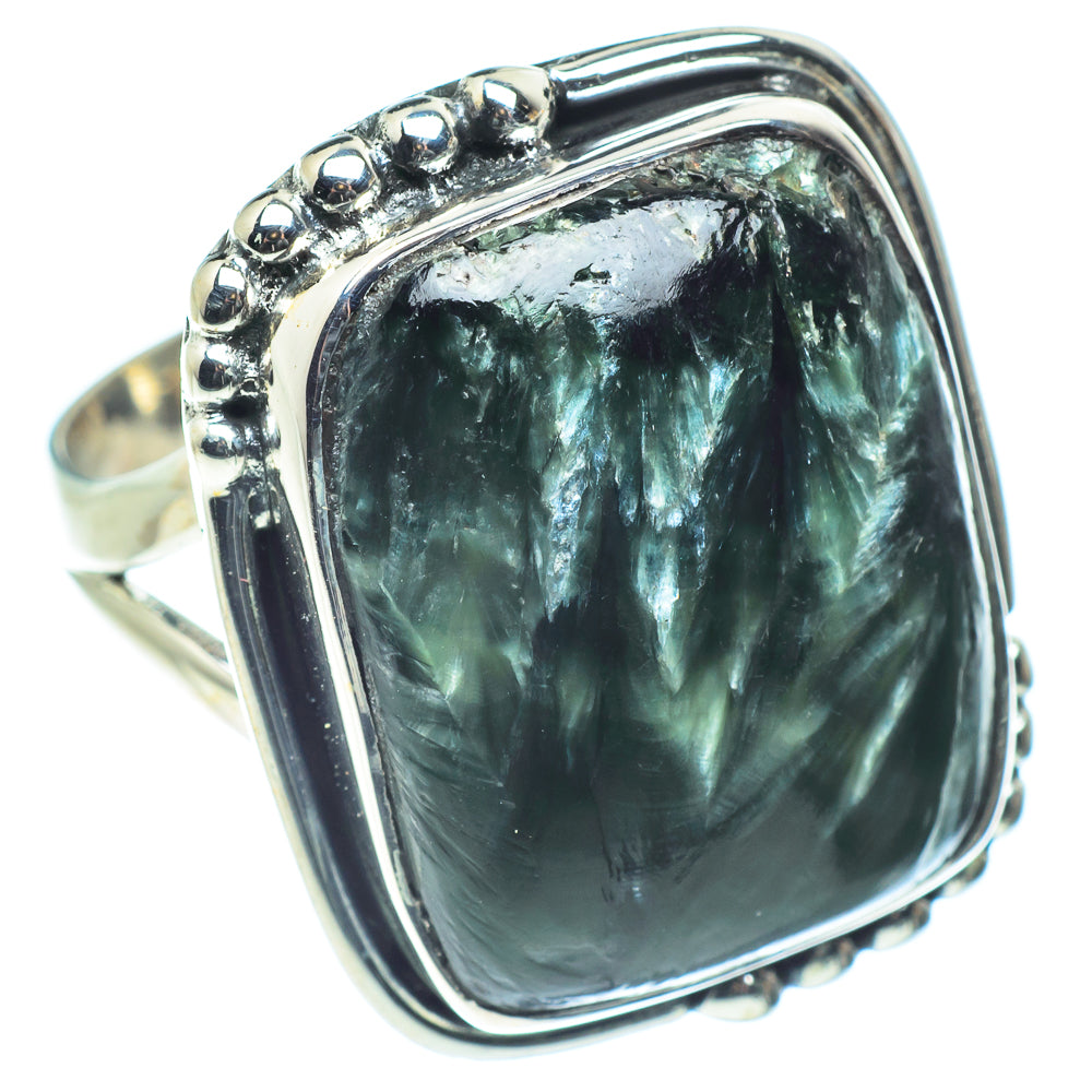 Seraphinite Rings handcrafted by Ana Silver Co - RING59138
