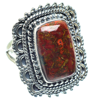 Moroccan Agate Rings handcrafted by Ana Silver Co - RING59142