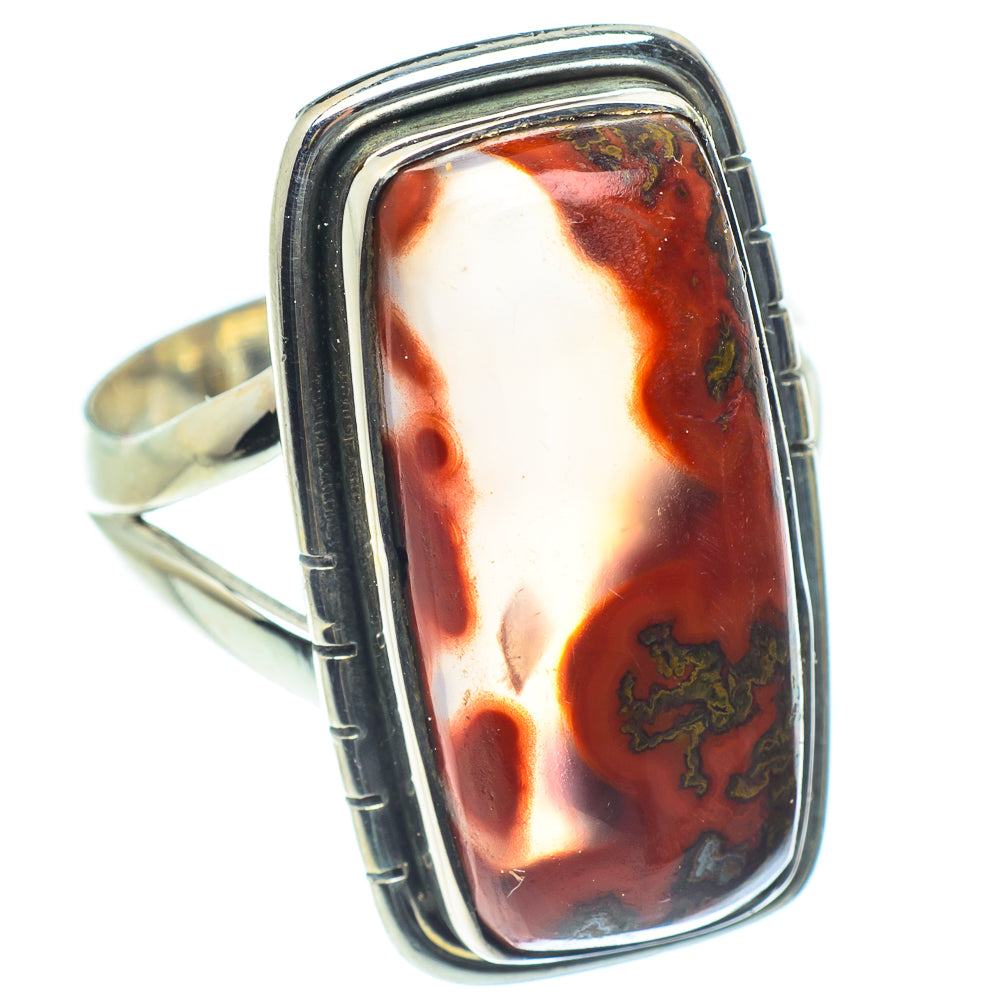 Moroccan Agate Rings handcrafted by Ana Silver Co - RING59144