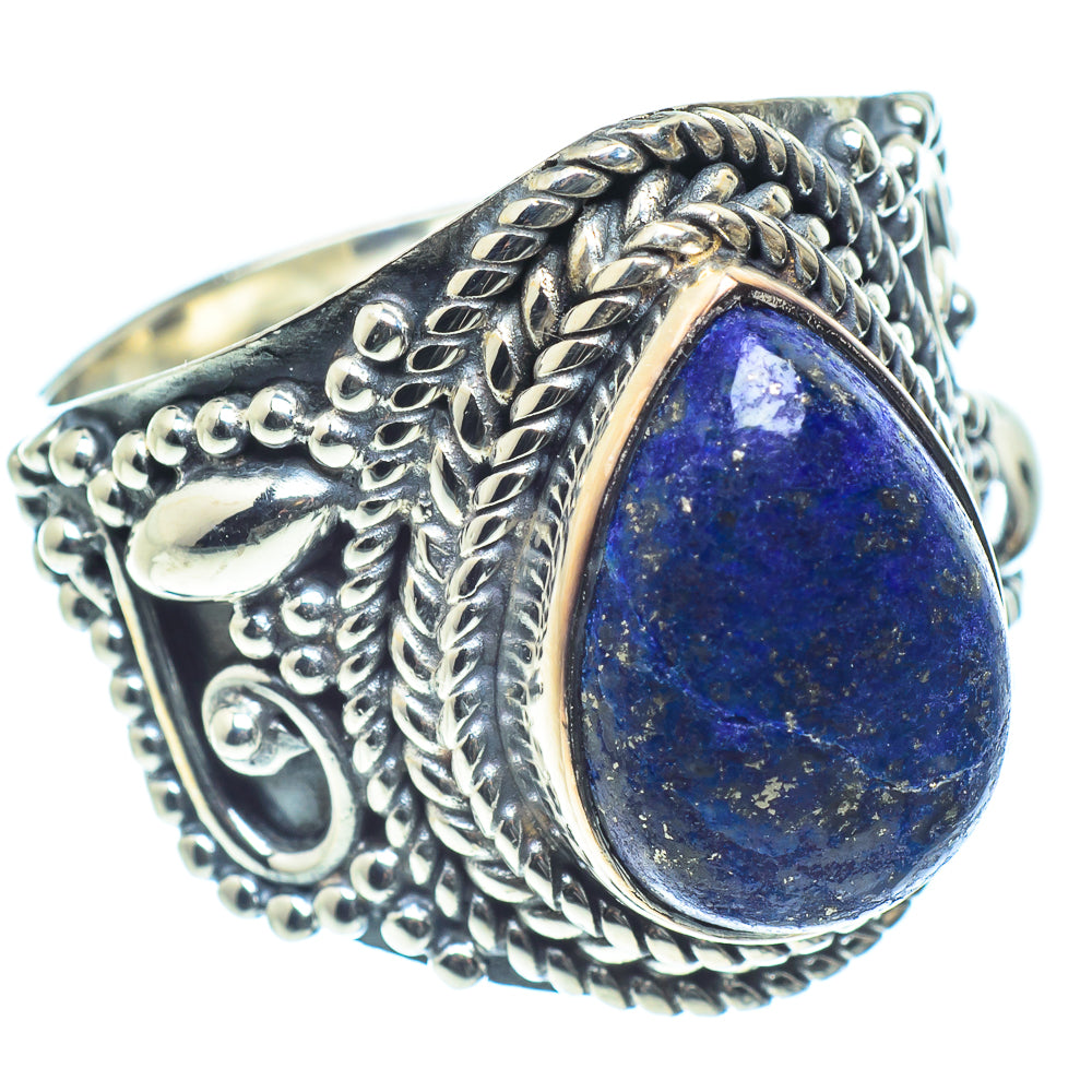 Lapis Lazuli Rings handcrafted by Ana Silver Co - RING59147