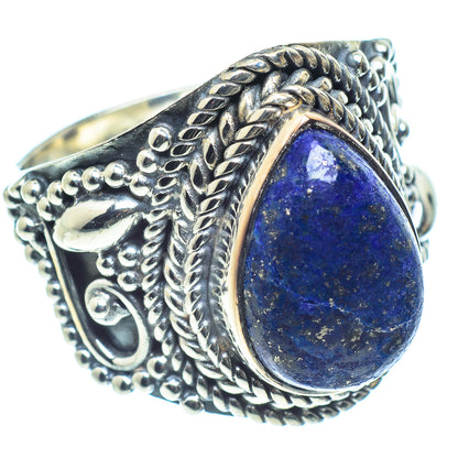 Lapis Lazuli Rings handcrafted by Ana Silver Co - RING59147