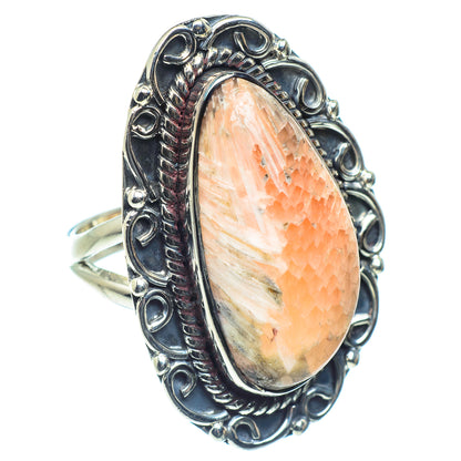Scolecite Rings handcrafted by Ana Silver Co - RING59151