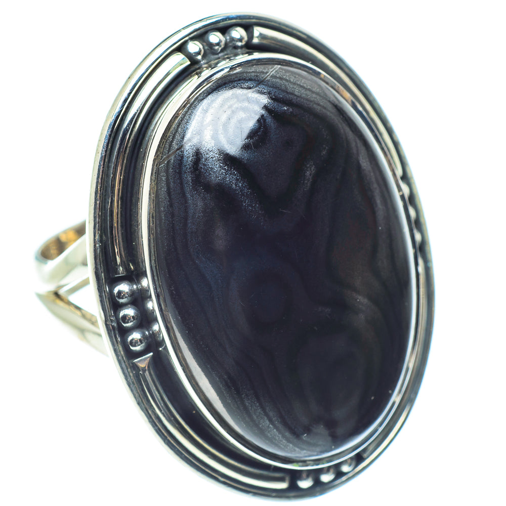 Psilomelane Rings handcrafted by Ana Silver Co - RING59158