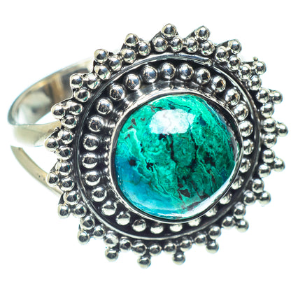 Chrysocolla Rings handcrafted by Ana Silver Co - RING59163