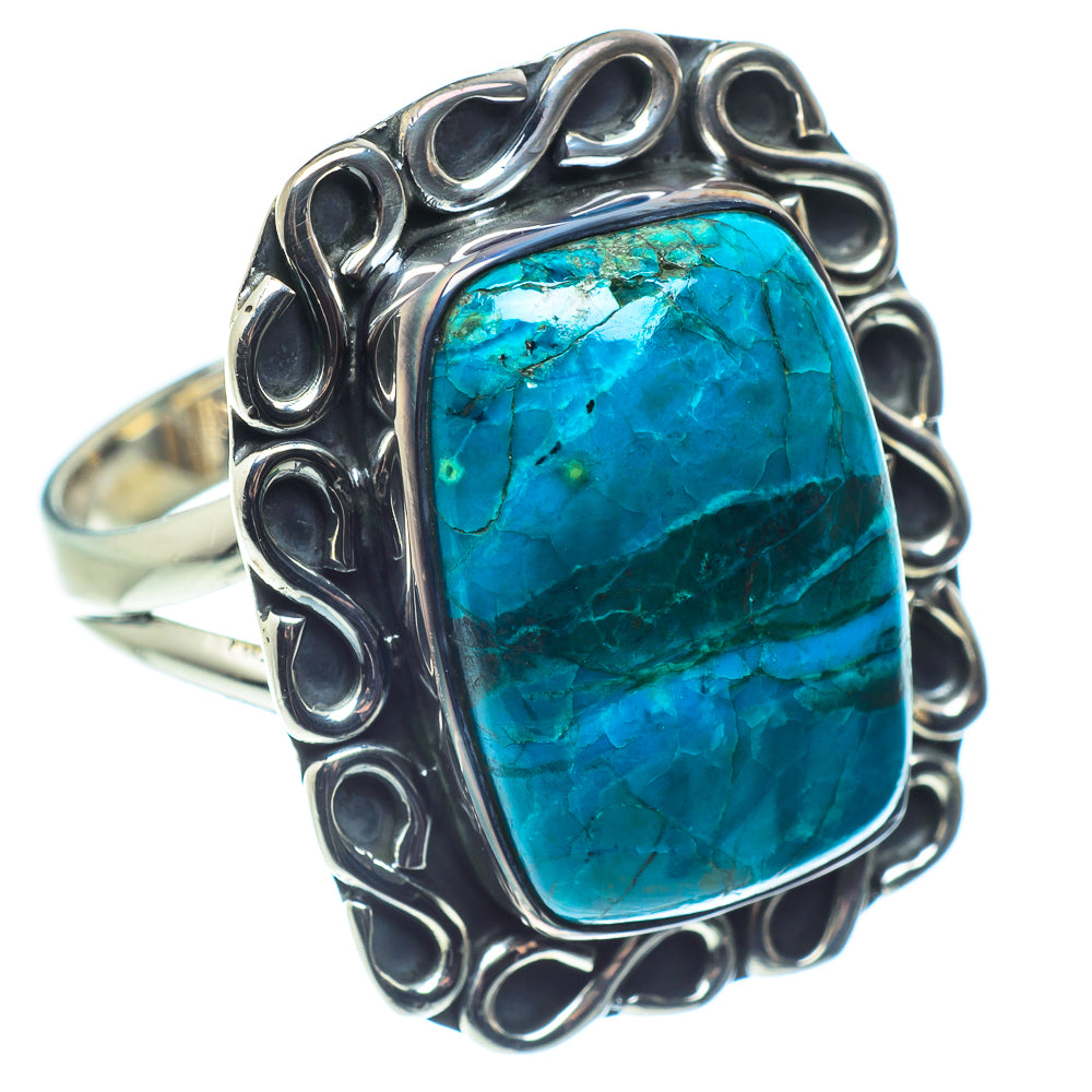 Chrysocolla Rings handcrafted by Ana Silver Co - RING59166