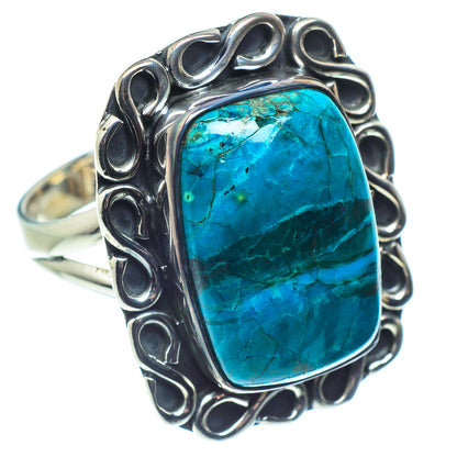 Chrysocolla Rings handcrafted by Ana Silver Co - RING59166