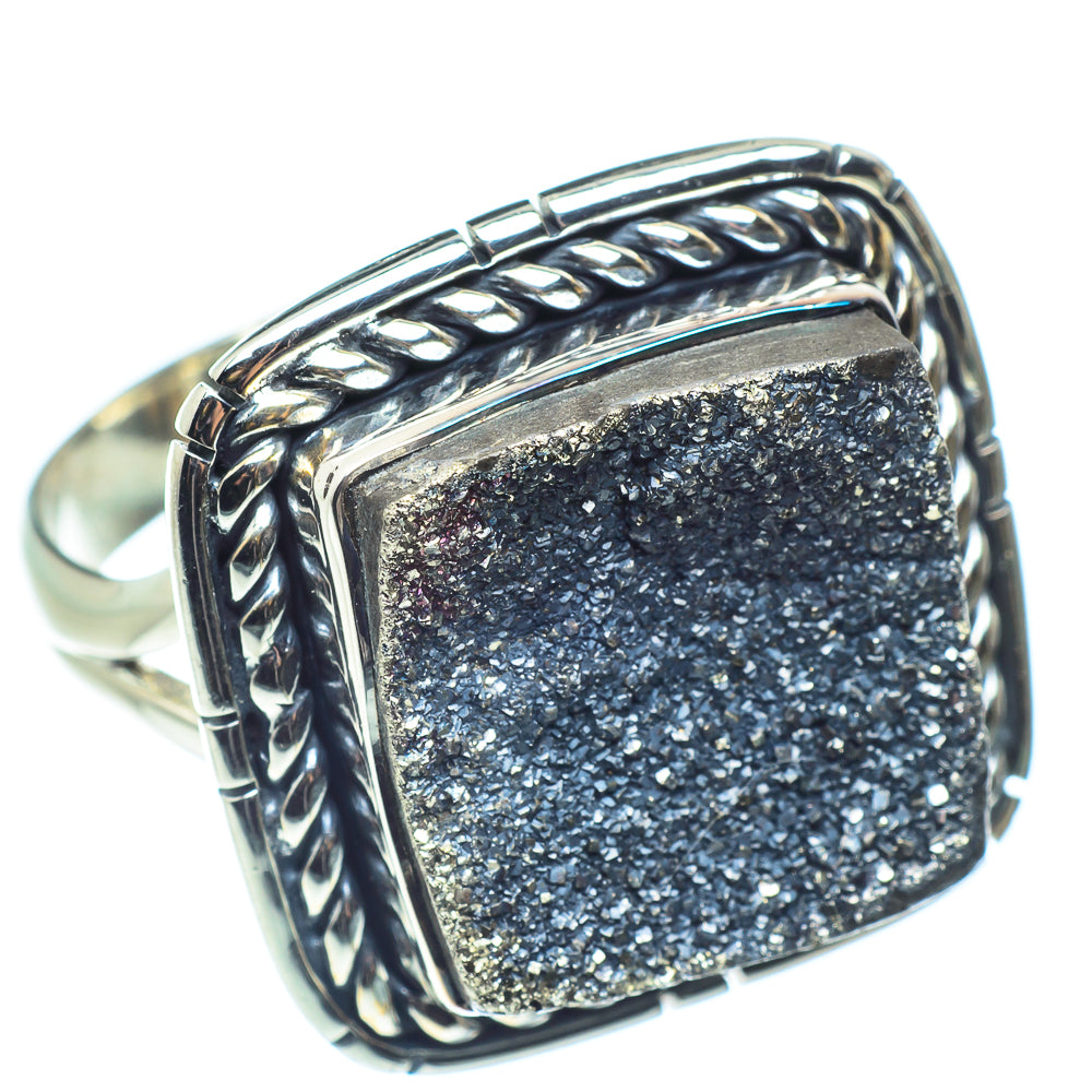 Desert Druzy Rings handcrafted by Ana Silver Co - RING59175