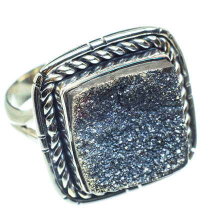 Desert Druzy Rings handcrafted by Ana Silver Co - RING59175