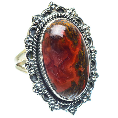 Moroccan Agate Rings handcrafted by Ana Silver Co - RING59203