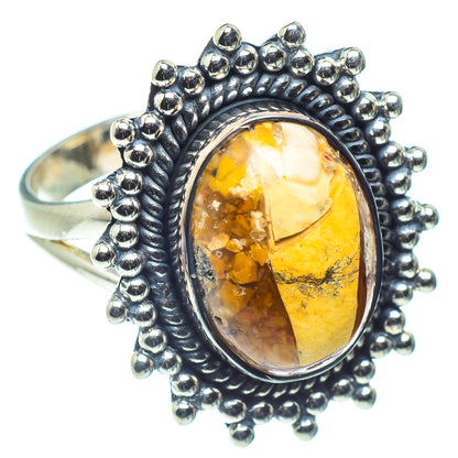 Brecciated Mookaite Rings handcrafted by Ana Silver Co - RING59221
