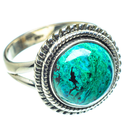 Chrysocolla Rings handcrafted by Ana Silver Co - RING59234