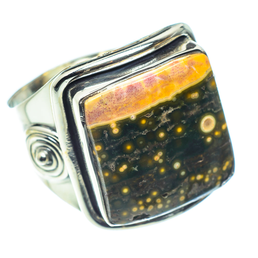 Ocean Jasper Rings handcrafted by Ana Silver Co - RING59236