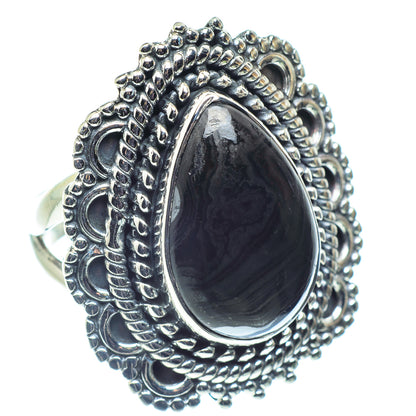 Psilomelane Rings handcrafted by Ana Silver Co - RING59240
