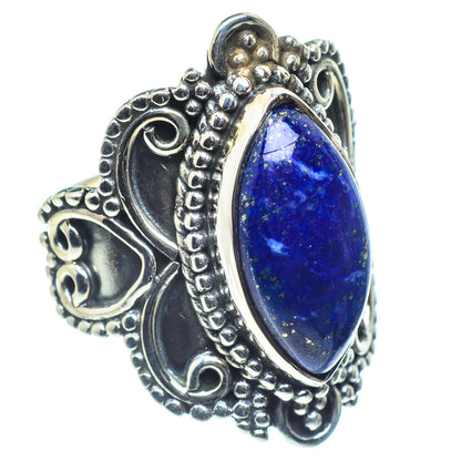 Lapis Lazuli Rings handcrafted by Ana Silver Co - RING59242