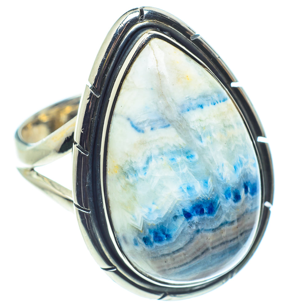 Blue Scheelite Rings handcrafted by Ana Silver Co - RING59247