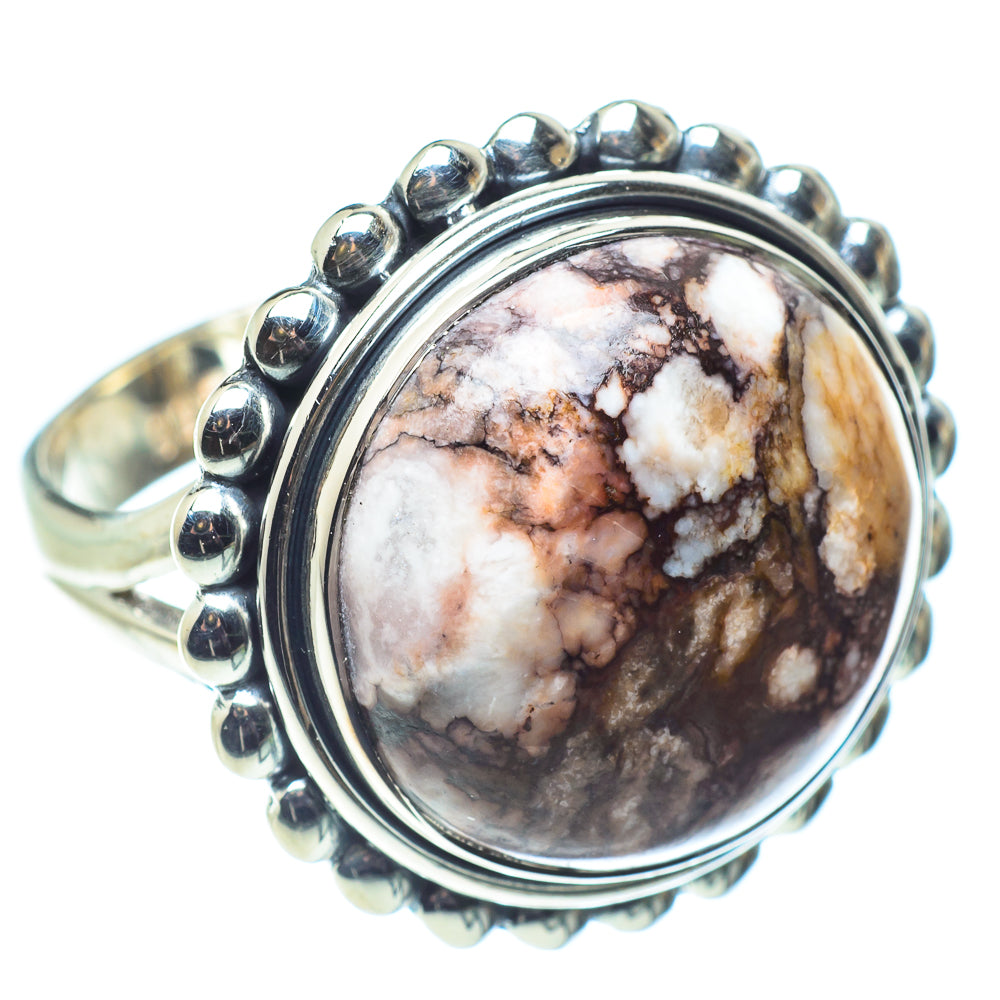 Peanut Wood Jasper Rings handcrafted by Ana Silver Co - RING59251