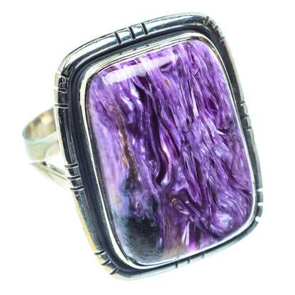 Charoite Rings handcrafted by Ana Silver Co - RING59252