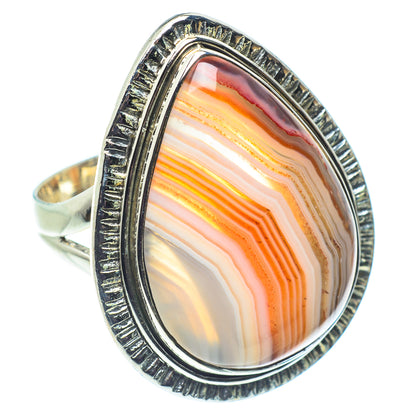 Botswana Agate Rings handcrafted by Ana Silver Co - RING59259