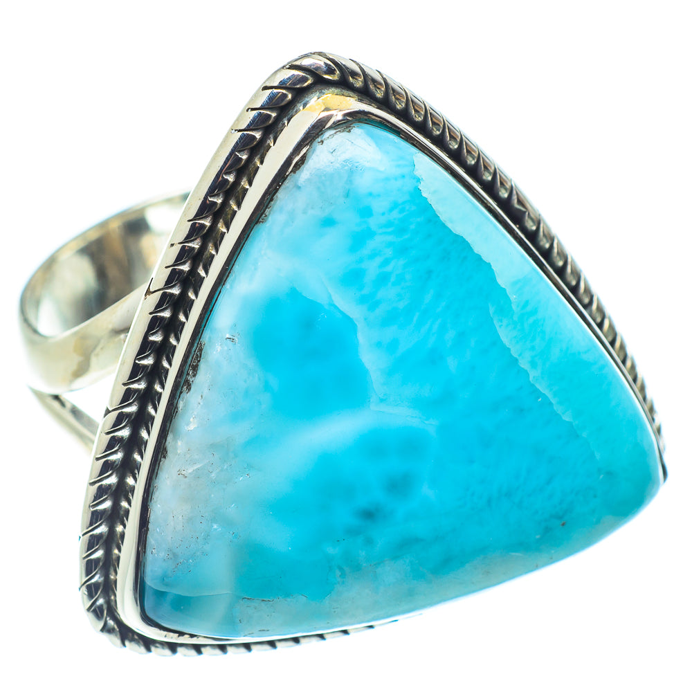 Larimar Rings handcrafted by Ana Silver Co - RING59265