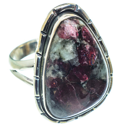 Russian Eudialyte Rings handcrafted by Ana Silver Co - RING59277