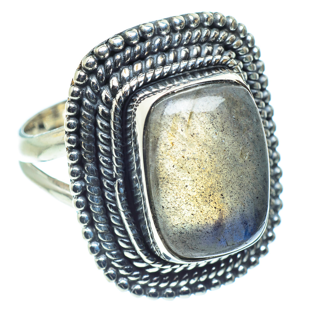 Labradorite Rings handcrafted by Ana Silver Co - RING59278
