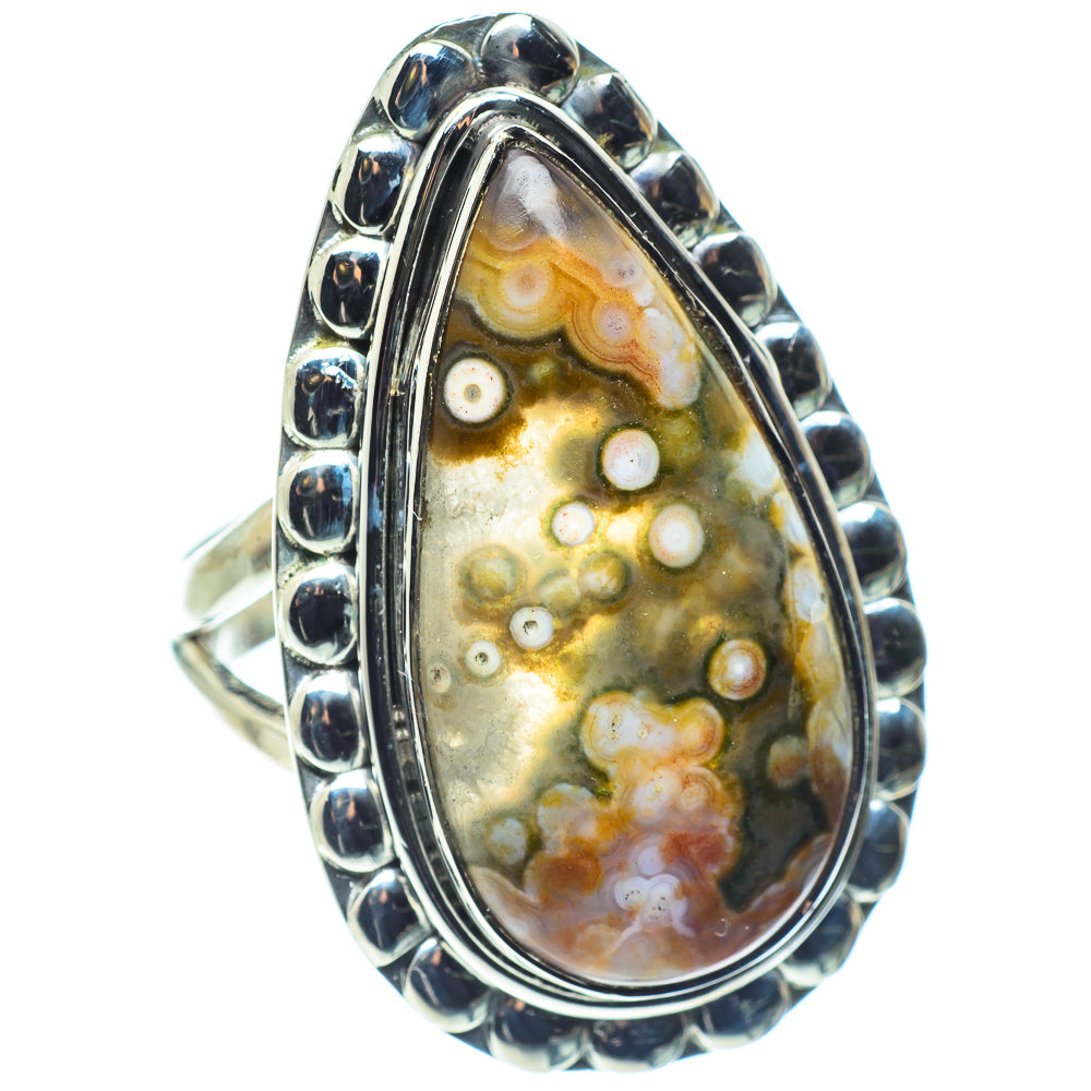 Ocean Jasper Rings handcrafted by Ana Silver Co - RING59290