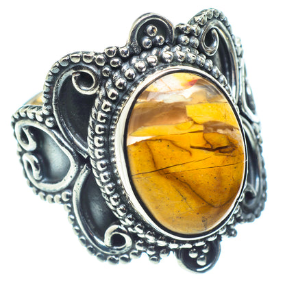 Brecciated Mookaite Rings handcrafted by Ana Silver Co - RING59291