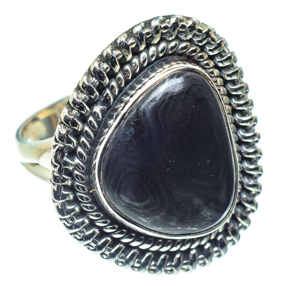 Psilomelane Rings handcrafted by Ana Silver Co - RING59302 - Photo 2