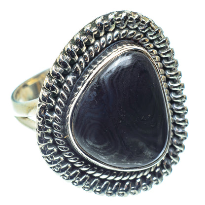 Psilomelane Rings handcrafted by Ana Silver Co - RING59302 - Photo 2