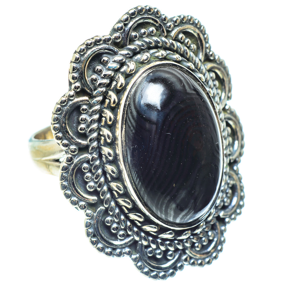 Psilomelane Rings handcrafted by Ana Silver Co - RING59304