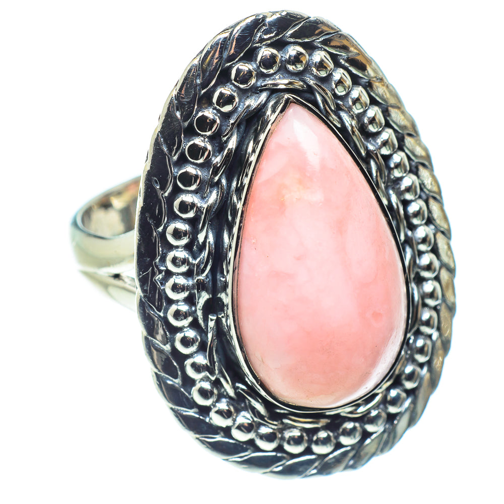 Pink Opal Rings handcrafted by Ana Silver Co - RING59310