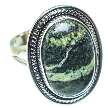Lizard Jasper Rings handcrafted by Ana Silver Co - RING59320
