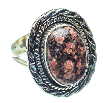 Fireworks Obsidian Rings handcrafted by Ana Silver Co - RING59322