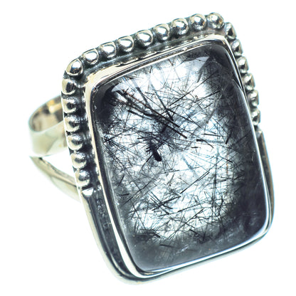 Tourmalinated Quartz Rings handcrafted by Ana Silver Co - RING59324