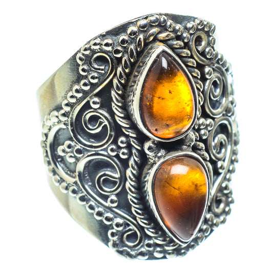 Carnelian Rings handcrafted by Ana Silver Co - RING59326