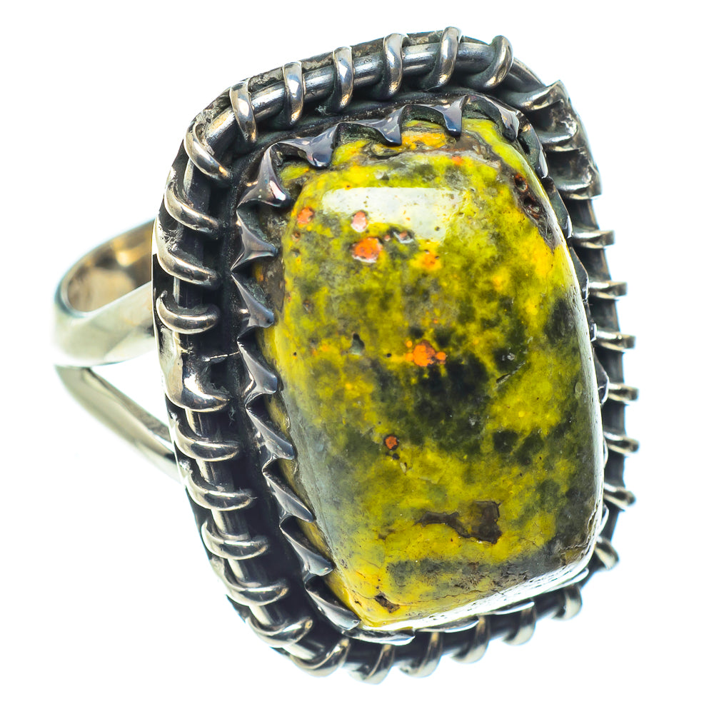 Unakite Rings handcrafted by Ana Silver Co - RING59328