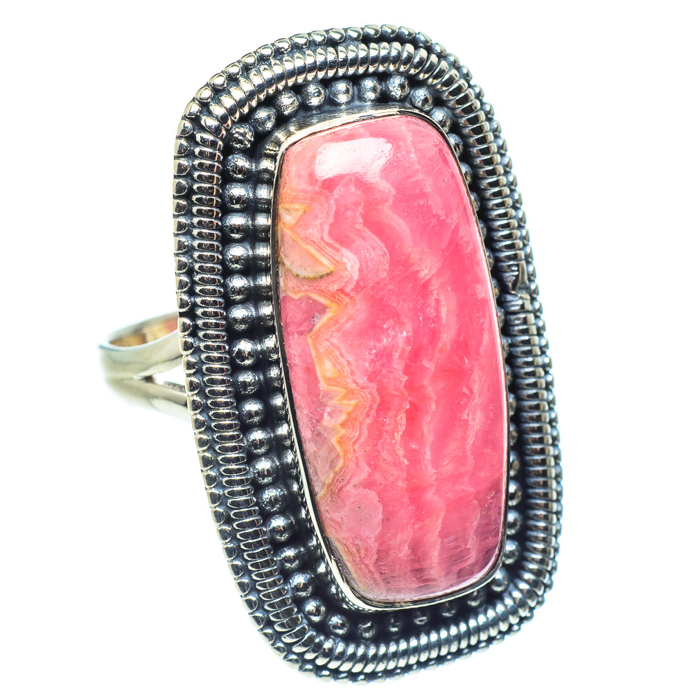 Rhodochrosite Rings handcrafted by Ana Silver Co - RING59331