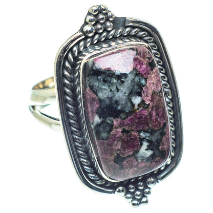 Russian Eudialyte Rings handcrafted by Ana Silver Co - RING59355