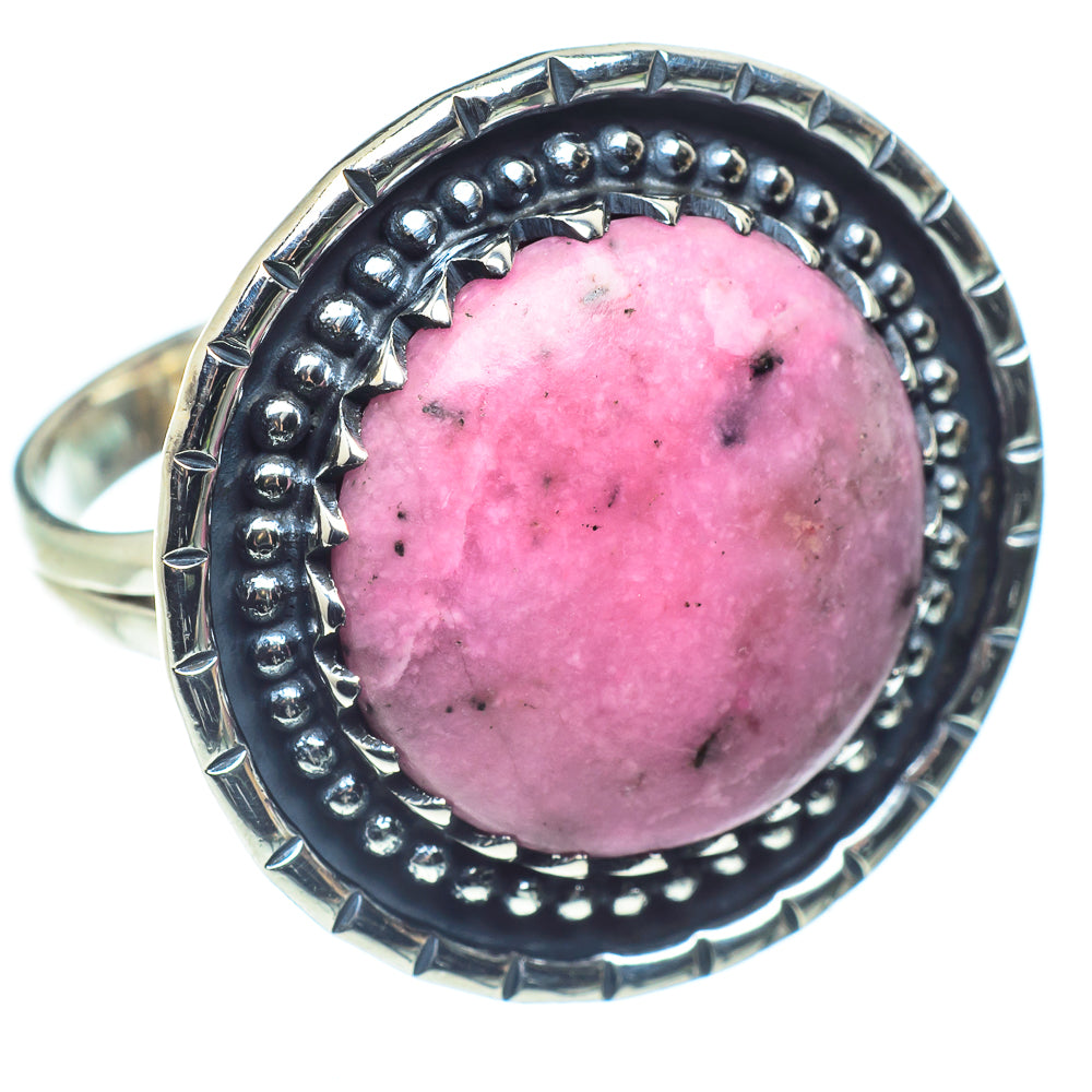 Rhodonite Rings handcrafted by Ana Silver Co - RING59357