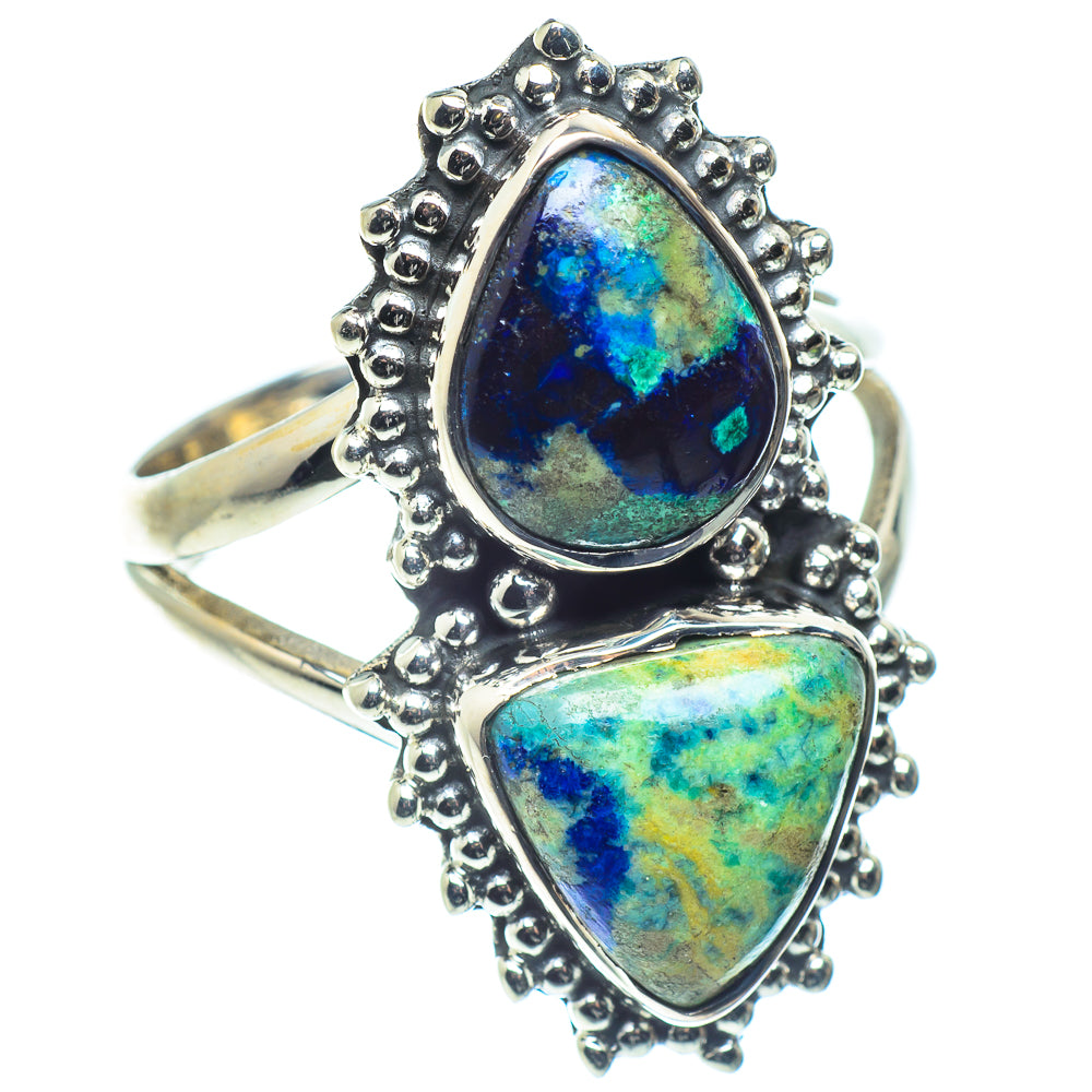 Azurite Rings handcrafted by Ana Silver Co - RING59360