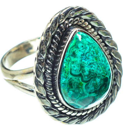 Chrysocolla Rings handcrafted by Ana Silver Co - RING59362