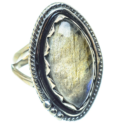 Labradorite Rings handcrafted by Ana Silver Co - RING59366