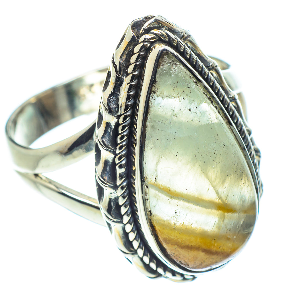 Green Fluorite Rings handcrafted by Ana Silver Co - RING59370